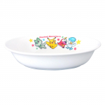 Kanesho Toki Curry Dishwasher and Microwave Made in Product Number 144143 Pok&eacute;mon Plate, Children's Safe, 18cm, Japan, valge