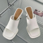 Uued Sinised Sussid Sandaalid Naised Suvi Mood Ruudukujulise Ninaga Seksikad K&otilde;rged Kontsad Platvormkingad V&auml;ljas Mugavad PU Nahast Slaidid 38 must