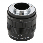 50mm F1.4 C-kinnitusega objektiiv Adapterr&otilde;ngaga Kasutamiseks Canon peeglita kaameraga must must