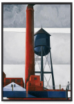Plakat abstrakcja charles demuth fabryka 21x30 cm