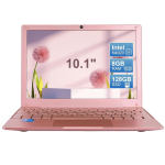 Uus 10,1-tolline s&uuml;learvuti Windows 11 s&uuml;learvuti Intel Celeron N4000 &otilde;ppimiseks s&uuml;learvuti netbook lastele meestele naistele (8GB/128GB) 10.1 roosa kuldne v&auml;rv