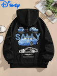 2025 Lightning McQueen ja Sally Prindiga Paaris Huppari Meestele Naistele S&uuml;gis Talv Vintage Puuvillane Pika Varrukaga Pullover Vabaaja Topid S
