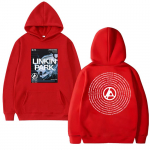 Linkin Park From Zero Maailmatuur 2025 Kahepoolselt tr&uuml;kitud Huppar Mehed naised vintage Vabaaja dressipluus Unisex Fliis t&auml;navamood S