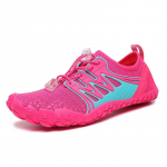 Unisex v&auml;ljas kahlamine matkamine matkatossud Five Fingers Aqua Barefoot veejalatsid Jalgrattas&otilde;idu ronida spordijalatsid Fitness jalatsid 46 punane