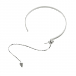 HYEON.K STUD HOOP (L) White