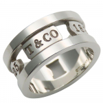 Used TIFFANY&Co. Ring 1837 element EU#51.5 Silver925 7.9g Silver Accessories