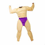 Muscle Suit Costume Funny Halloween for Cosplay Themed Party Dressing up