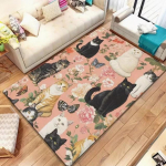 Kassivaip Pehme libisemiskindel ristk&uuml;likukujuline matt Sobib elutuppa, magamistuppa ja v&auml;lisp&otilde;randamattideks V&auml;rvilised kodukaunistusmatid 120x160cm