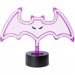 Enseigne n&eacute;on Halloween - LOLAHOME - Citrouille - LED - USB - D&eacute;coration int&eacute;rieure roosa