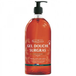 Gel Douche Surgras - BeauTerra - Mono&iuml; - 1L - Sans Parab&egrave;ne - Pour Peau Douce