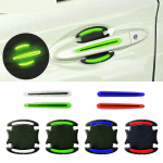 4 tk/1 komplekt auto ukselingi peegeldav universaalne kriimustuste kaitse kleebis ohutushoiatus peegeldav kile kleebis auto stiilimiseks 4PC Handle Blue