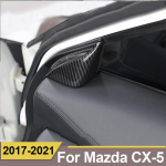 Mazda CX-5 CX5 CX 5 2017 2018 jaoks Auto esiosa ukse akna sisemine kolmnurk A-piilari katte kleepsud Liistud Tarvikud ABS Chrome