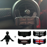 Universaalne Mini R55 R56 R57 R60 R61 R58 R59 Clubman Countryman autotelefoni hoidiku, &otilde;huava telefonikinnituse lisatarvikud Grey Jack