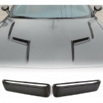 2 tk Kapoti &otilde;huava katte liist Dodge Challengerile 2015+ S&uuml;sinikkiust