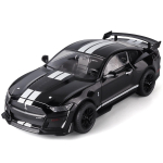 Suur 1/18 Ford Mustang GT500 Miniatuurid Sulam Valatud Metall S&otilde;iduki Mudel Laua Lauapind Kogu Dekoratiivne Hobi Kaunistused must
