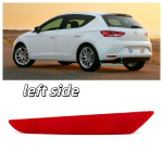 Rear Bumper Reflector Light For Seat Leon 2013 2014 2015 2016 Car accessories Tail Light Reflective Trim 5F0945105F 5F0945106F only 1Pc left side