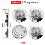 4 tk 140 mm 168 mm 200 mm 203 mm Ratta keskava kattekorgid Cadillac Escalade SRX jaoks Auto rehvi embleem Auto kujundustarvikud