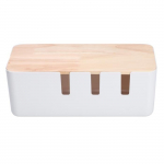 S&auml;ilituskarp - OMABETA - Kaablikorraldaja - Puidust kaas - T&otilde;hus ventilatsioon - Libisemiskindel