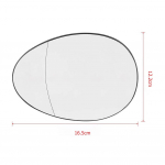 Auto tiiva soojendusega k&uuml;ljepeegli klaasi asendusuks tiiva tahavaate peegli soojendusega klaas mudelile MK2 Mini R60 S/JCW/Countryman 2011-2016