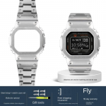 Casio G-SHOCK DW-H5600 Bluetooth pulsim&otilde;&otilde;tmisega k&auml;ekella rihma muudetud v&auml;ike plokk Tugevast roostevabast terasest rihm Raami korpus k&auml;ev&otilde;ru For DW-H5600
