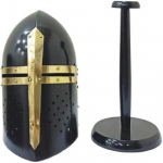 Keskaegne kuningas Leonidas Kreeka Spartan Armor 300 Rooma kiiver Halloween Spartan Black