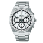 Seiko Selection SBTR031 Meeste kvarts-kronograafkell, Stiilne h&otilde;bedane sihverplaat, 10 baari veekindel, T&auml;pne tahh&uuml;meeter, Roostevabast terasest, Jaapan