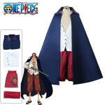 One Piece Shanks Cosplay Kost&uuml;&uuml;m Keep R&otilde;ivastus J&otilde;ulud Karneval Rolli m&auml;ngimine Lapsed T&auml;iskasvanud 140