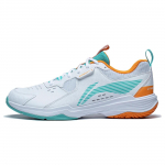 Li Ning Ace Sulgpallijalatsid Unisex Madalad Valge/Roheline/Oranž AYTT001-2 40