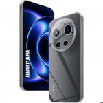 Kaitse&uuml;mbris Xiaomi 17 Ultra jaoks, Silikoonist, P&otilde;rutuskindel, Kriimustuskindel, &Uuml;li&otilde;huke, L&auml;bipaistev