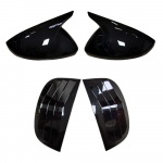 Peugeot 208 308 408 508 307 308 2008 4008 5008 Autode Tagurduspeegli K&uuml;ljekatte ja Tagaklaasi Katte V&auml;lisk&uuml;lje Kleebis SET-Glossy Black