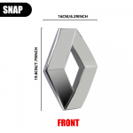 Rattakatted Renault Espace 5 Kadjar Koleos Captur Megane Talisman Arkana jaoks 1 tk 3D stiiliga Auto Esikatte Embleem Tagumise Pagasiruumi Embleem