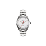 TISSOT PR100 Kollektsioon Kvartsmehhanism 100m Veekindlus Meeste Kell Kell 39mm Valge sihverplaat T101.410.11.031.01 Silver Watch Case