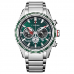 CITIZEN 100m Veekindel Kvartsliikumisega Titaanrihmaga K&auml;ekell 43mm Meeste Kellad Roheline T&auml;hik CA4497-86X Green Dial