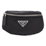 Prada nailonist v&auml;ike randmekott-rahakott Unisex kott Must 1TT095-D02-F0002 Box(Basic Set+Box)