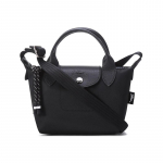 Longchamp Le Pliage Energy 17 kokkupandav lukuga nailonist l&otilde;uendist &otilde;lakott, naiste mustad kotid 1500HSR001 Basic Set (Bag)