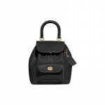 Coach Riya 21 T&otilde;mblukuga Nahast Seljakott Keskmine Naiste seljakott Must CH789-B4BK Basic Set (Bag+Dust Bag)