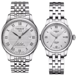 TISSOT T Classic Automaatne Mehaaniline Liikumine 30m Veekindlus Unisex Kell 39.3mm H&otilde;bedane sihverplaat T0064071103300&T0062071103800 Silver Dial gray