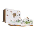 Nike Dunk Vasts&uuml;ndinu Kulumiskindel Kulumiskindel Madalad Rula Kingad Unisex Valge Roheline Oranž FQ6965-700(Team864-) 37.5