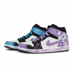 Jordan Air Jordan 1 811 Tootmine, Batik Ebak&otilde;lastatud Kulumiskindel Keskmise k&otilde;rgusega Vintage Korvpallijalatsid Unisex DQ8426-010(Meeskond80-) 44
