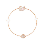 Swarovski Dazzling Swan Series Roosa Luige Kaunistus Peen Romantiline K&auml;ev&otilde;ru Naiste k&auml;ev&otilde;ru 5472271 Box (Random Color and Style),M