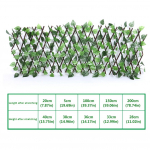 2M Kunstlik Privaatsuskaitsepiire Kunstlikku Luuderohu Lehtedega Laiendatav Kokkut&otilde;mmatav Aiapaneelid Kunstlik Piire Dekooriks