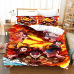 Mood 3D Prindiga Anime Vaimu Tapmise Tera Voodipesukomplektid Tekikott Padjap&uuml;&uuml;riga Twin Full Queen King Voodiriided Voodipesu EU Twin 135x200cm