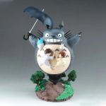 Hayao Miyazaki Animel Lisatoode Totoro Kuju Lauakaunistused 19cm PVC Tegevuskuju Kuju Mudel Armas GK S&uuml;nnip&auml;evakingitused no box gray