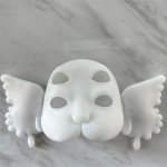 M&auml;ngukarakteri 3D-prinditud nutva beebi mask Lateksist DIY Melanies Martinez'i mask Roosa MASK Peotarvik Cosplay kost&uuml;&uuml;mi maskid valge