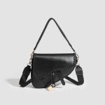 Niche Disain sadulakott Armastus Vabaaja Mood Retro Mood K&auml;e-kott &Otilde;la-Crossbody kott must
