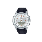 Casio 50M Veekindel Kvartsmehhanism Vaikne Rihmaga Kell Meeste kellad H&otilde;bedane AMW-840-7AVDF Silver Dial