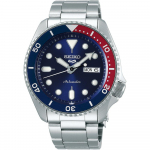 Seiko 5 Sports SRPD53K1 Sinise sihverplaadiga Automaatne Meeste k&auml;ekell 42.5 mm h&otilde;be