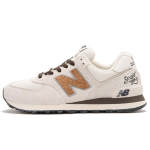 New Balance NB 574 Low top Running Shoes Unisex White Brown U574LS2(Team1622-) 41.5 white