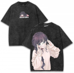 Anime L&otilde;hnav lill &otilde;itseb v&auml;&auml;rikalt T-s&auml;rk Armas Waguri Kaoruko Pesitud T-s&auml;rk Meeste riided &Uuml;lem&otilde;&otilde;dulised puuvillased T-s&auml;rgid S