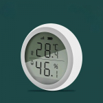 Tuya Smart ZigBee Termomeeter - Siseruumide temperatuuri ja niiskuse andur LCD-ekraaniga, &uuml;hildub Alexa ja Google Home'iga valge